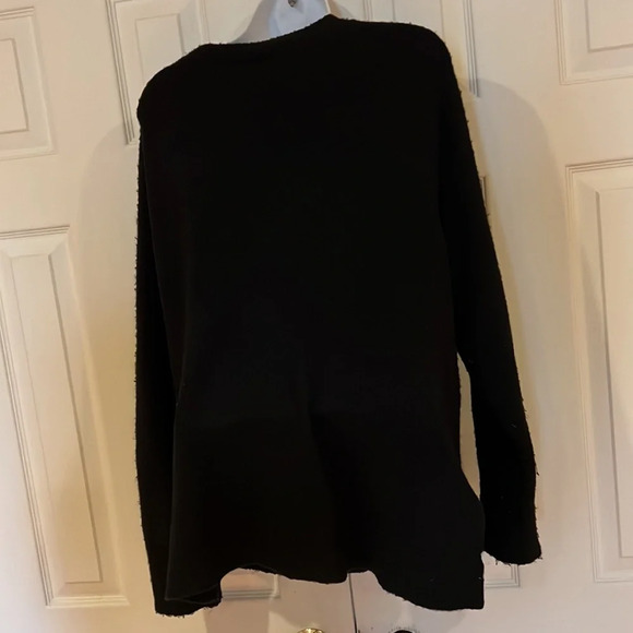 Calvin Klein Ck jeans logo oversized cardigan sweater Sz M - Picture 4 of 15